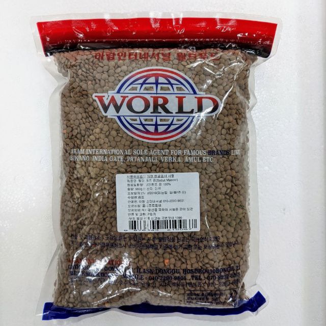 Sabut masoor "World" (800g)