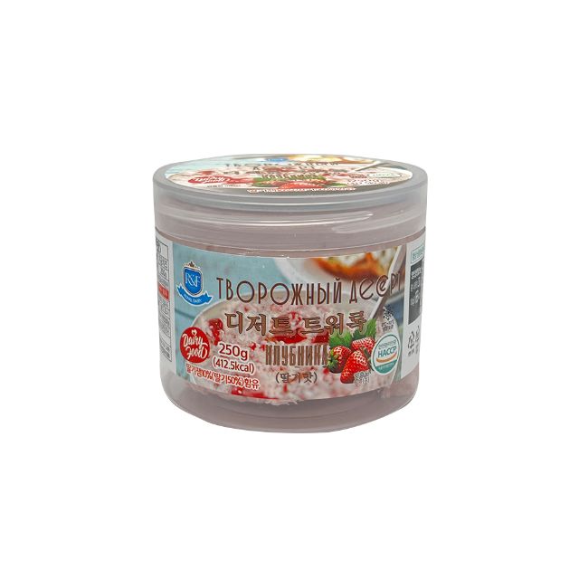 Cottage Cheese Dessert Strawberry "RF" (250g)