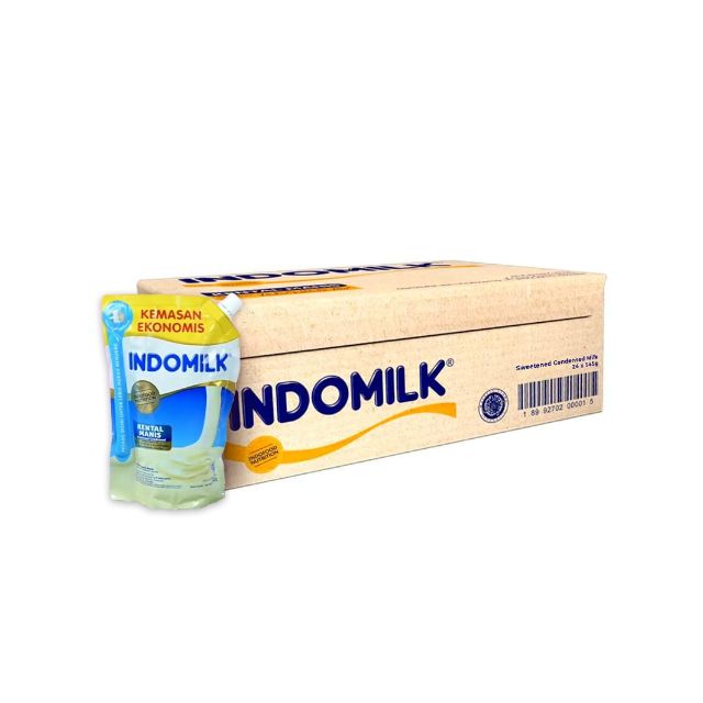 Condensed milk "Indomilk" (box, 24x545g)