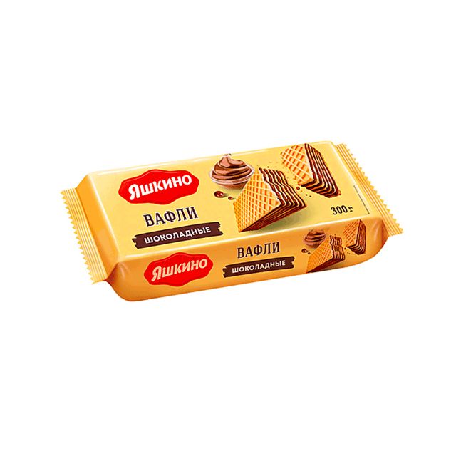 Wafers "Yashkino" (chocolate, 300g)