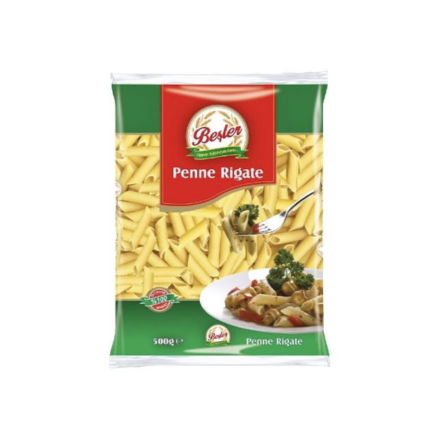 Penne Rigate "Besler" (European quality, 500g)