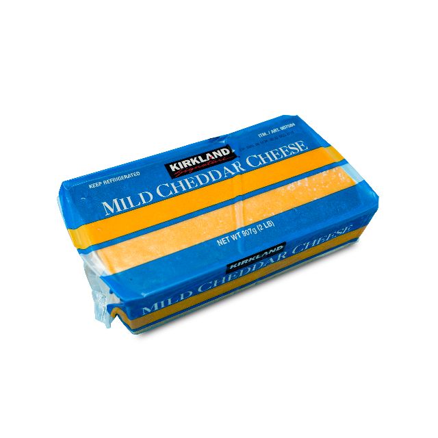 Mild Cheddar Cheese "Kirkland" (907g)