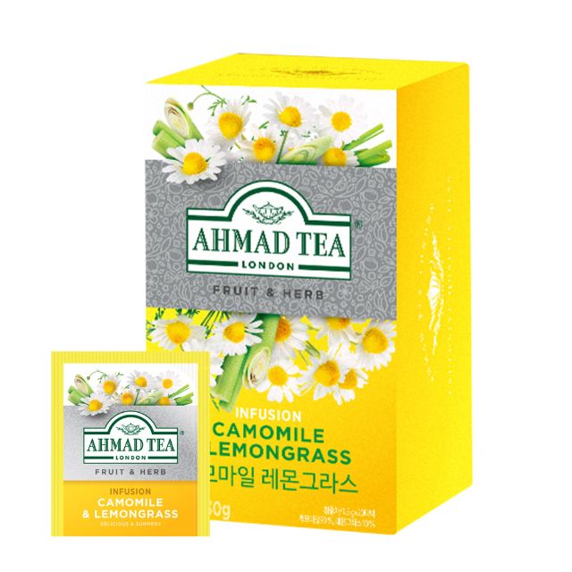 Camomile and Lemongrass "Ahmad Tea" (20pcs)