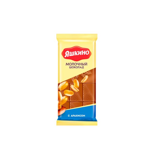 Milk Chocolate with Peanuts "Yashkino" (90g)