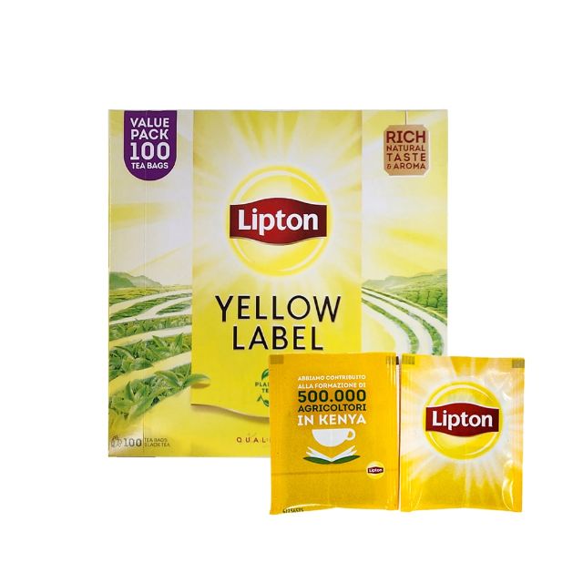 Tea Bags "Lipton" (100 packs, Premium)