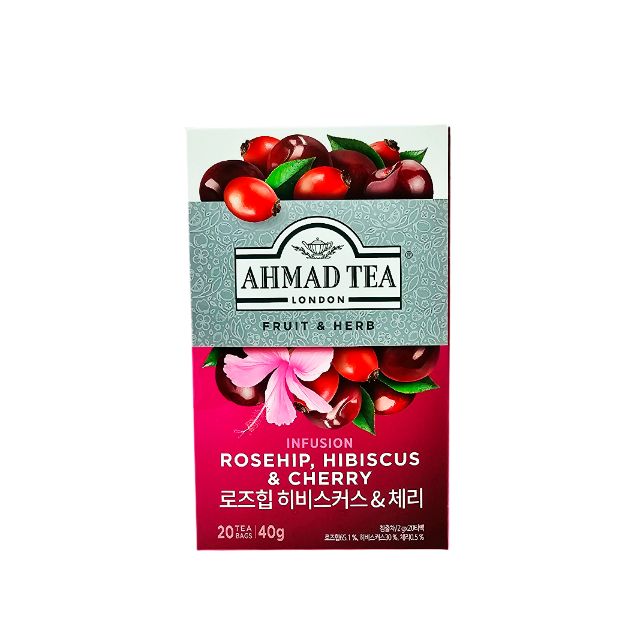 Rosehip, Hibiscus & Cherry "Ahmad Tea" (20pcs) 3
