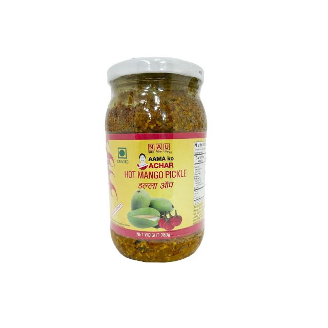 Hot mango pickle "NAU" (380g)