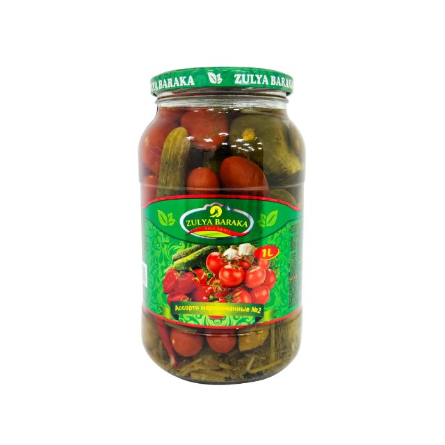 Assorted pickles "Zulya" (1L)