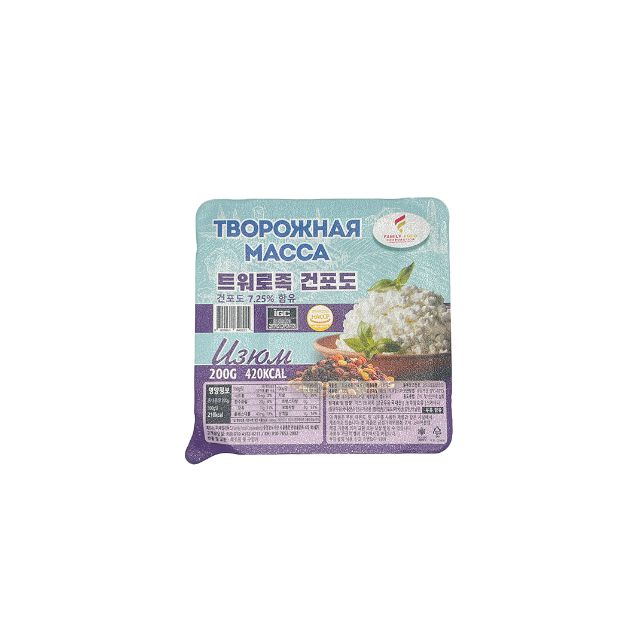 Cottage Cheese Dessert (with raisins, 200g)