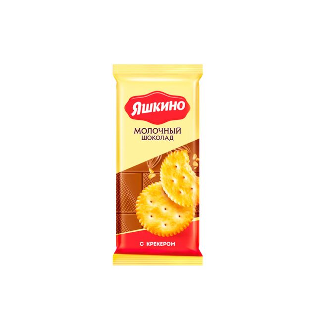 Milk Chocolate with Crackers "Yashkino" (90g)
