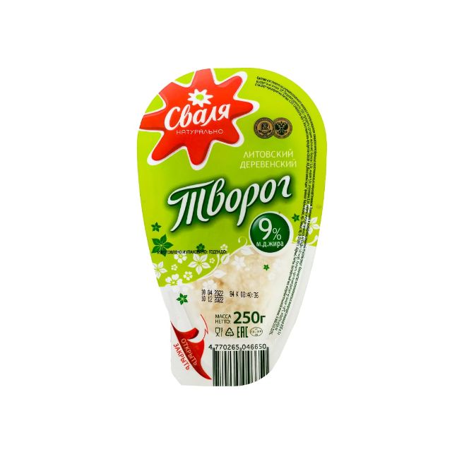 Творог "Сваля" (9%, 250гр)