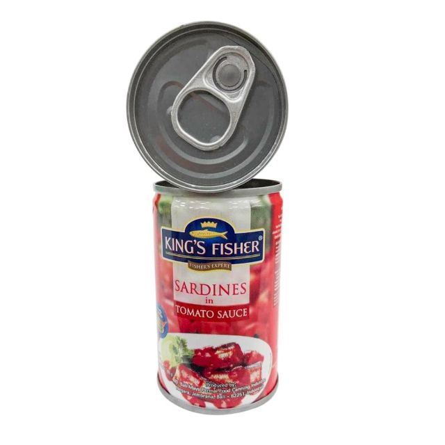 Sardines Tomato Sauce "King's Fisher" (155g)