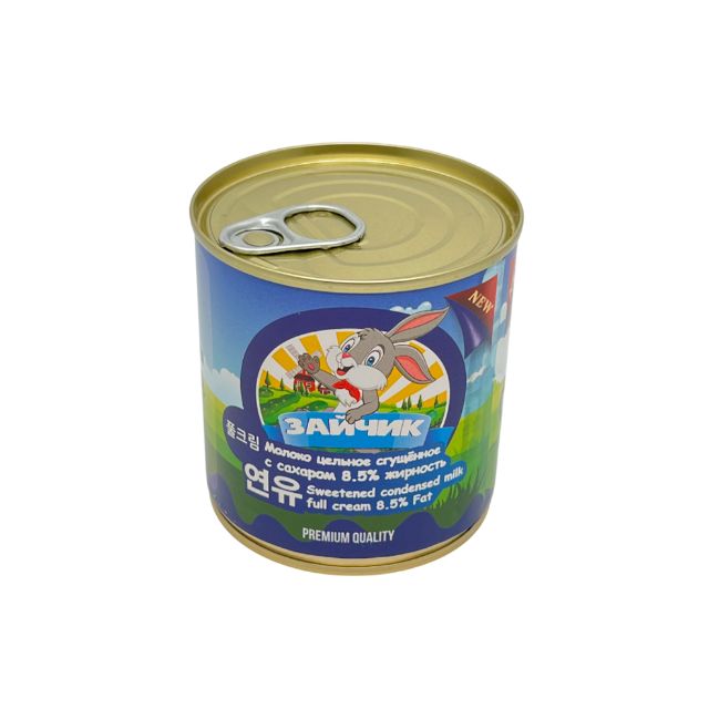 Condensed Milk Full cream "Zaichik" (370g, 8.5%)