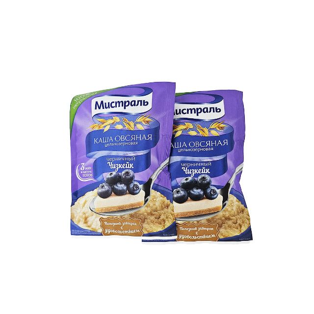 Porridge Sachets "Mistral" (Blueberry, 2x40g)