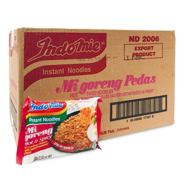 Ramens "Indomie" (Mi Goreng Spicy, 40pcs)