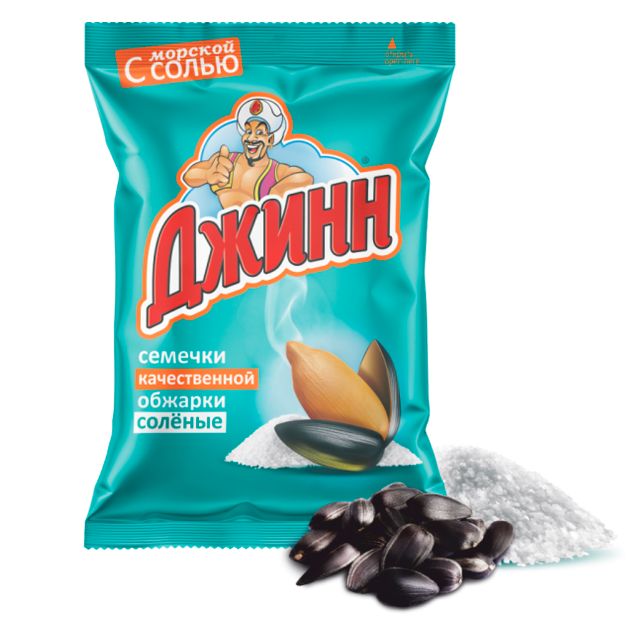 Roasted Sunflower seeds "Djinn" (Salted, 140g)