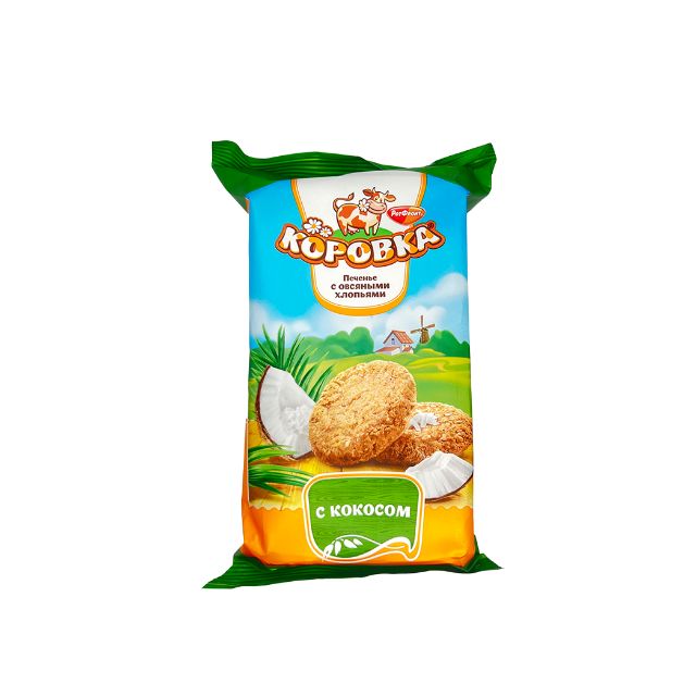 Oatmeal Cookies "Korovka" (with coconut, 190g)